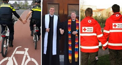 From Police Officers To The Deputy Prime Minister, Dutch Men Hold Hands In Solidarity With Gay Hate Crime Victims image