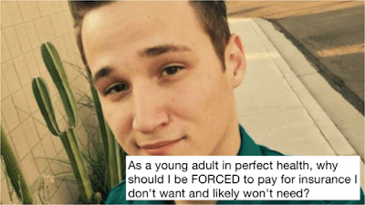 Gay Republican Trashes Obamacare, Asks People To Help Pay His Medical Bills image